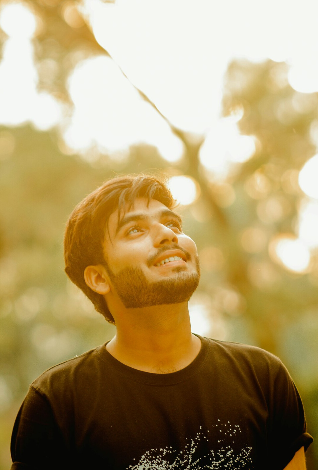 Portrait of a young man smiling